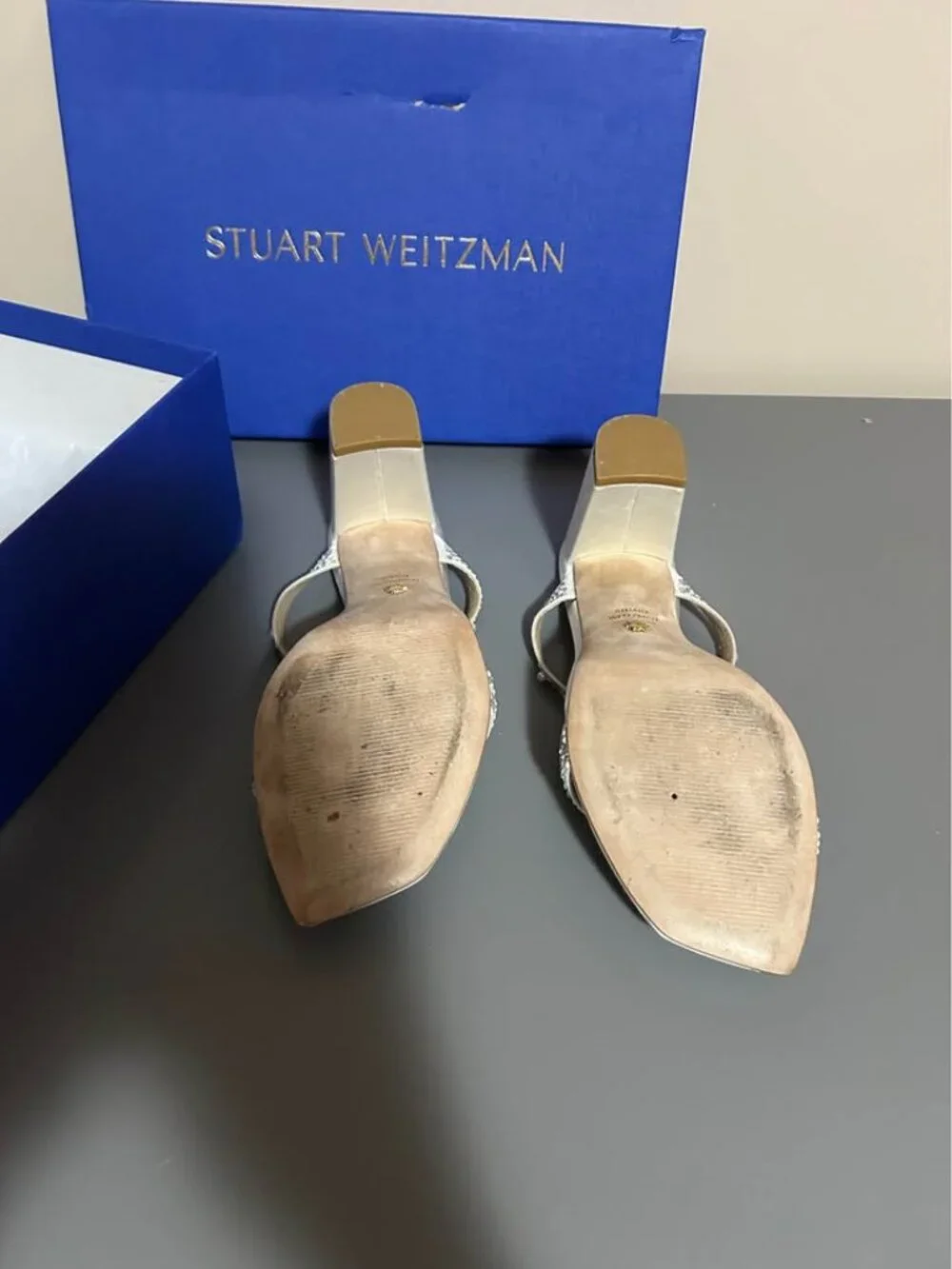 Stuart Weitzman Bridal White Heels - Picture 3 of 5